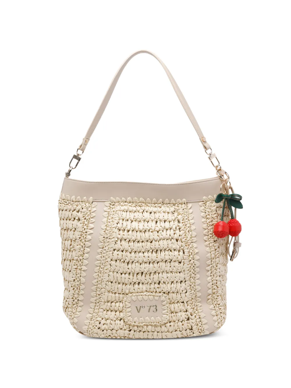 V°73 Alysia cherry charm handbag - Toni neutri