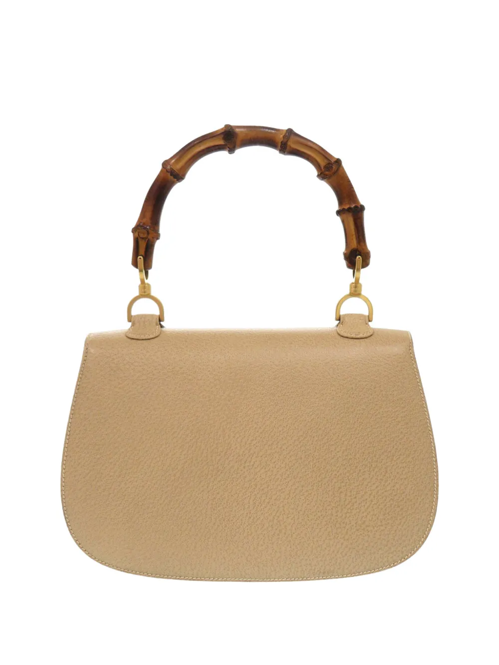 Gucci Pre-Owned 20th Century Grained Calfskin Bamboo Night Satchel