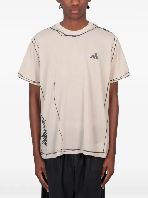 adidas logo-print T-shirt