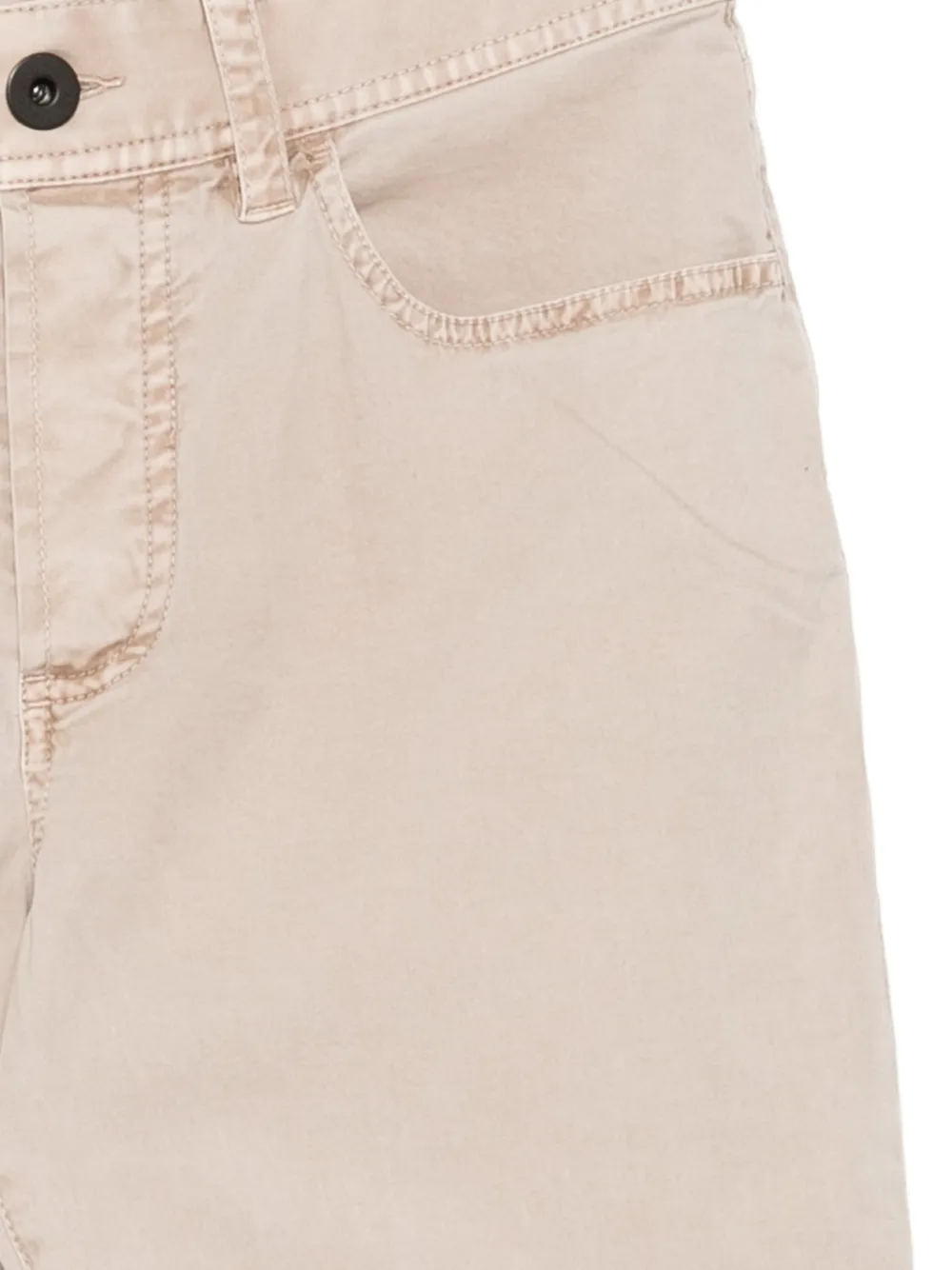 James Perse Geborstelde twill broek met vijf zakken Beige