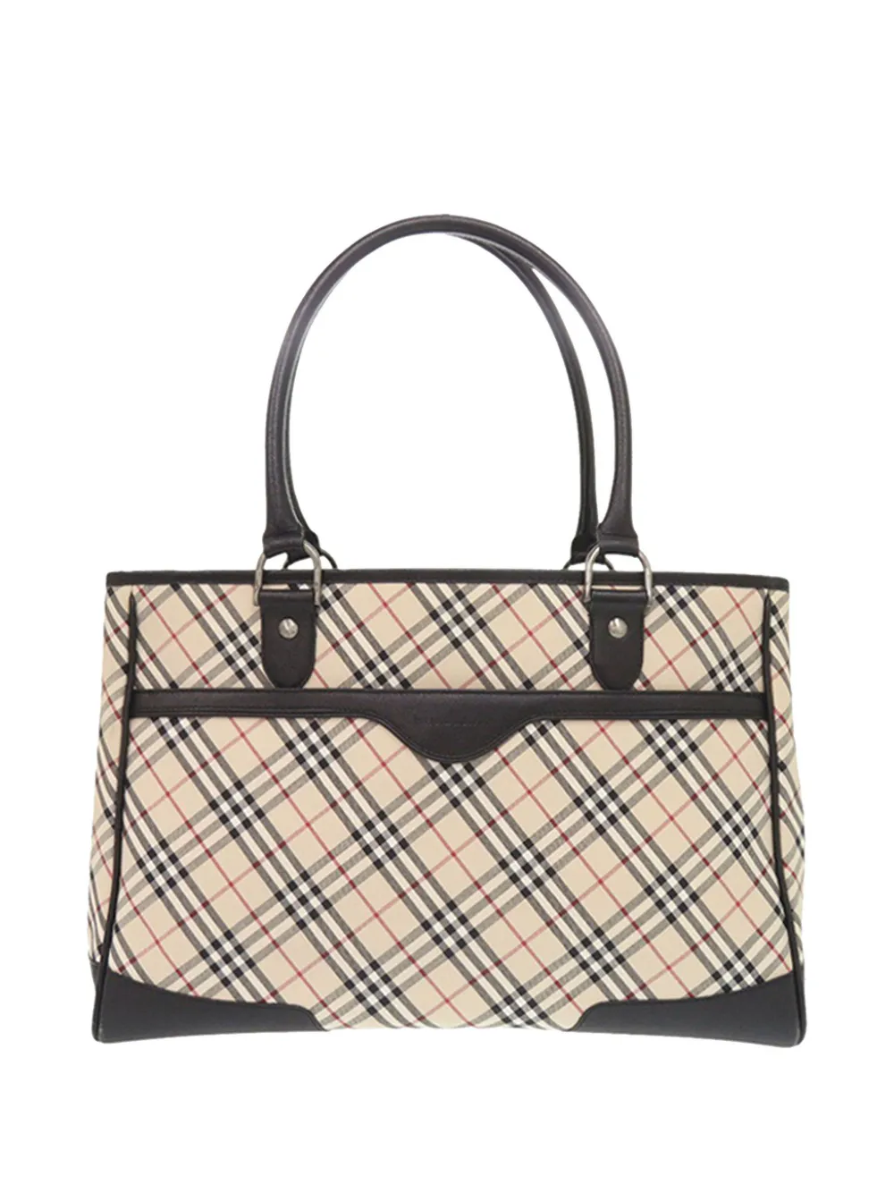 Burberry Pre-Owned 2000-2017 Nova Check Canvas tote bag - Nude
