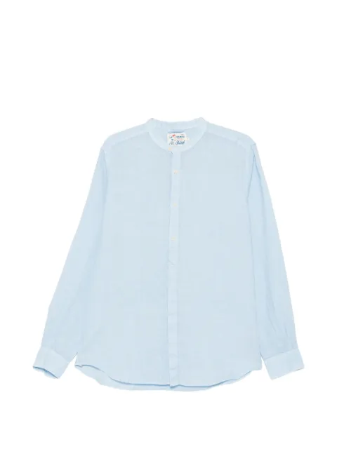MC2 Saint Barth Naxos mandarin-collar long-sleeve shirt
