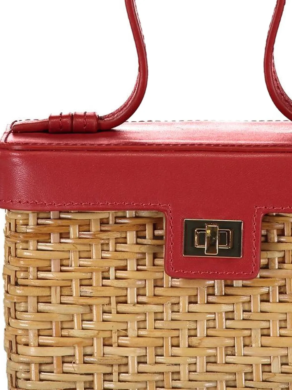  Poolside Bolso Shopper The Box Tejido Con Asa Superior - Neutro 