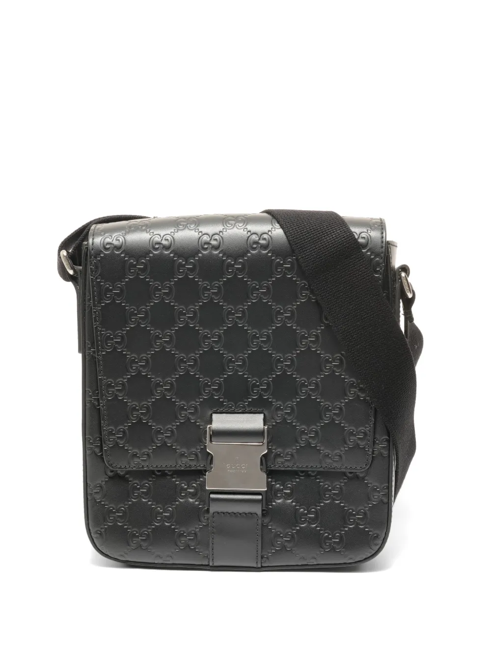 Gucci Pre-Owned 2010s GG Shima leather shoulder bag - Nero