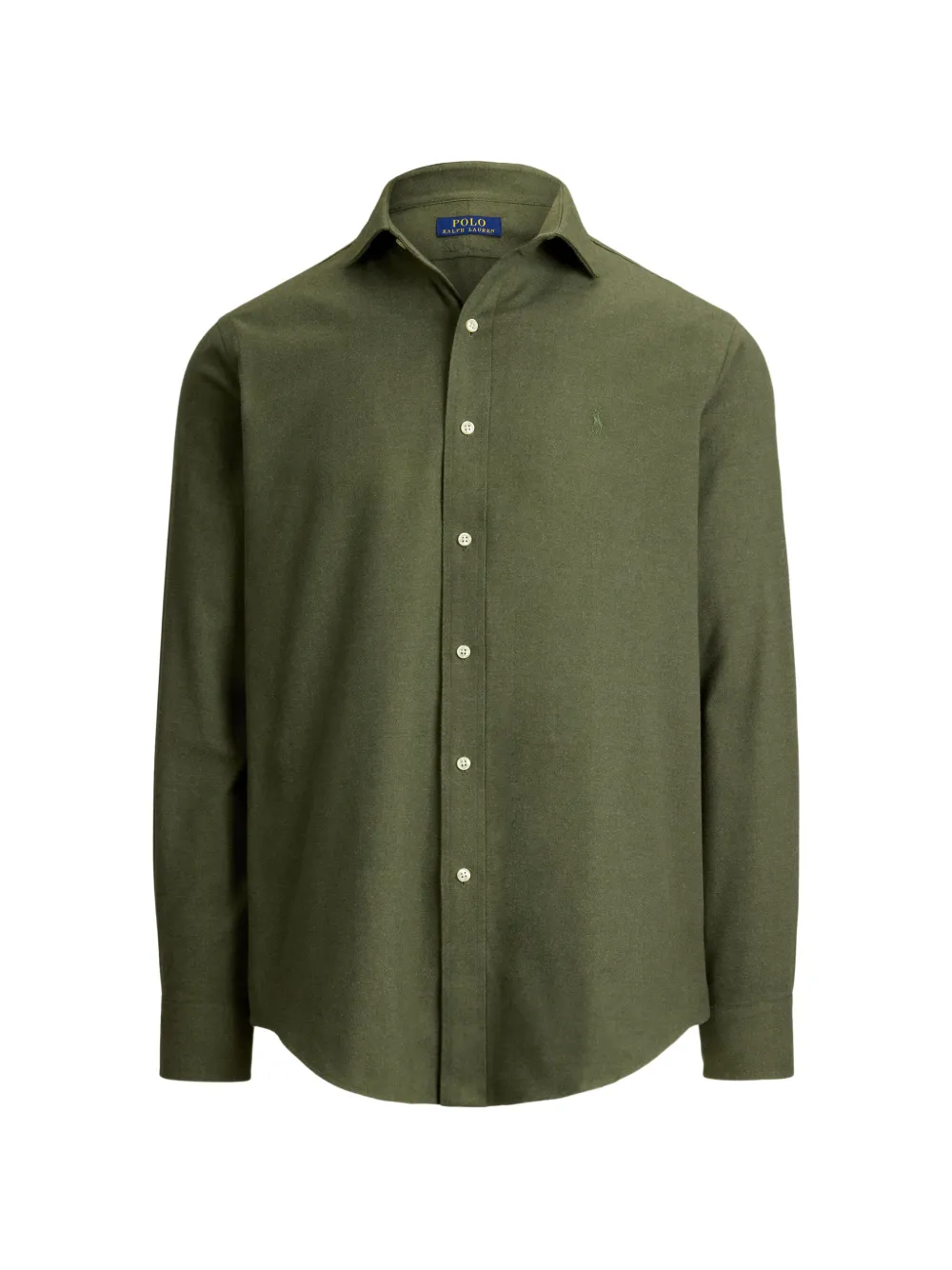 Polo Ralph Lauren Camicia a maniche lunghe con logo ricamato - Verde