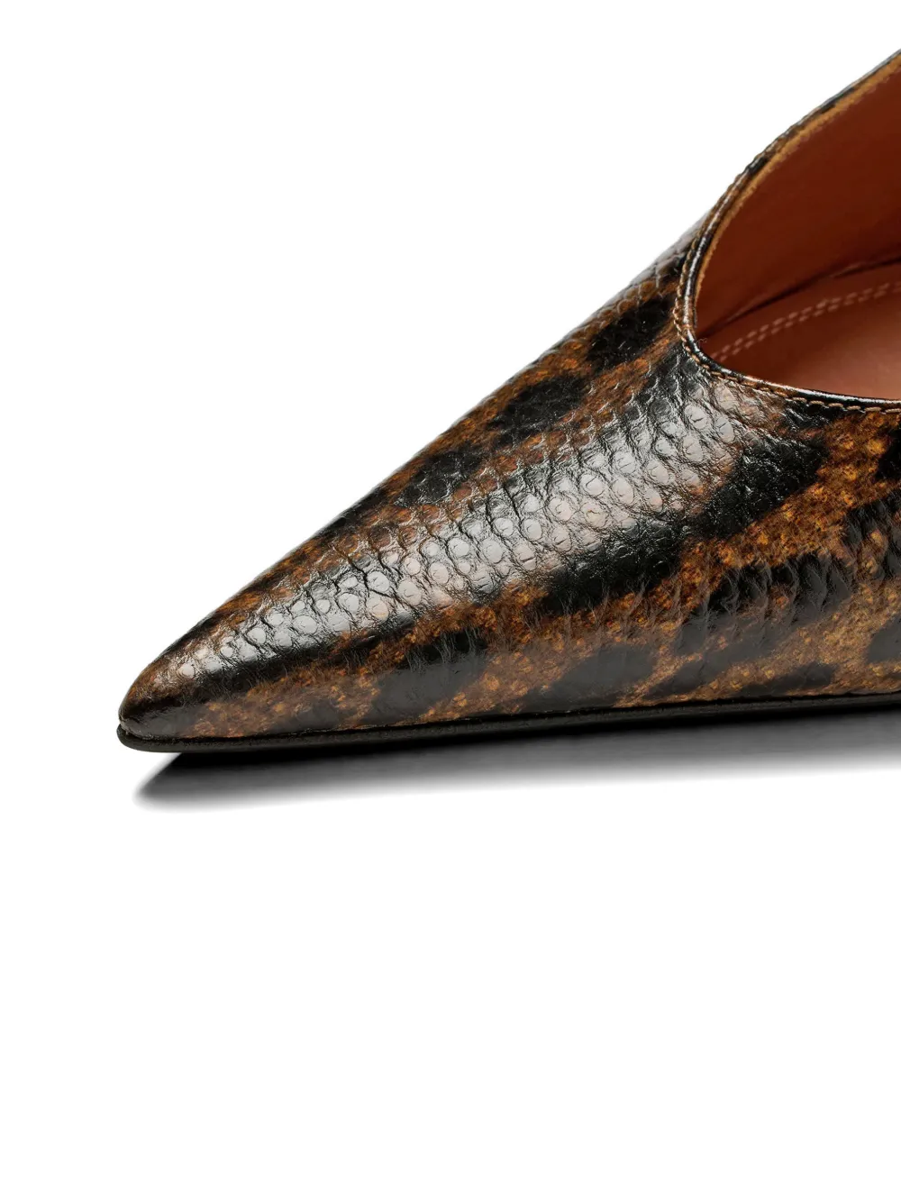 Amina Muaddi Anok slingback pumps Beige