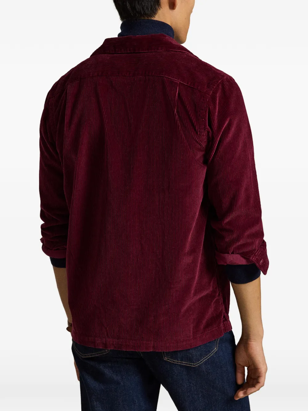 Polo Ralph Lauren Classic-fit ribfluwelen overhemd Rood