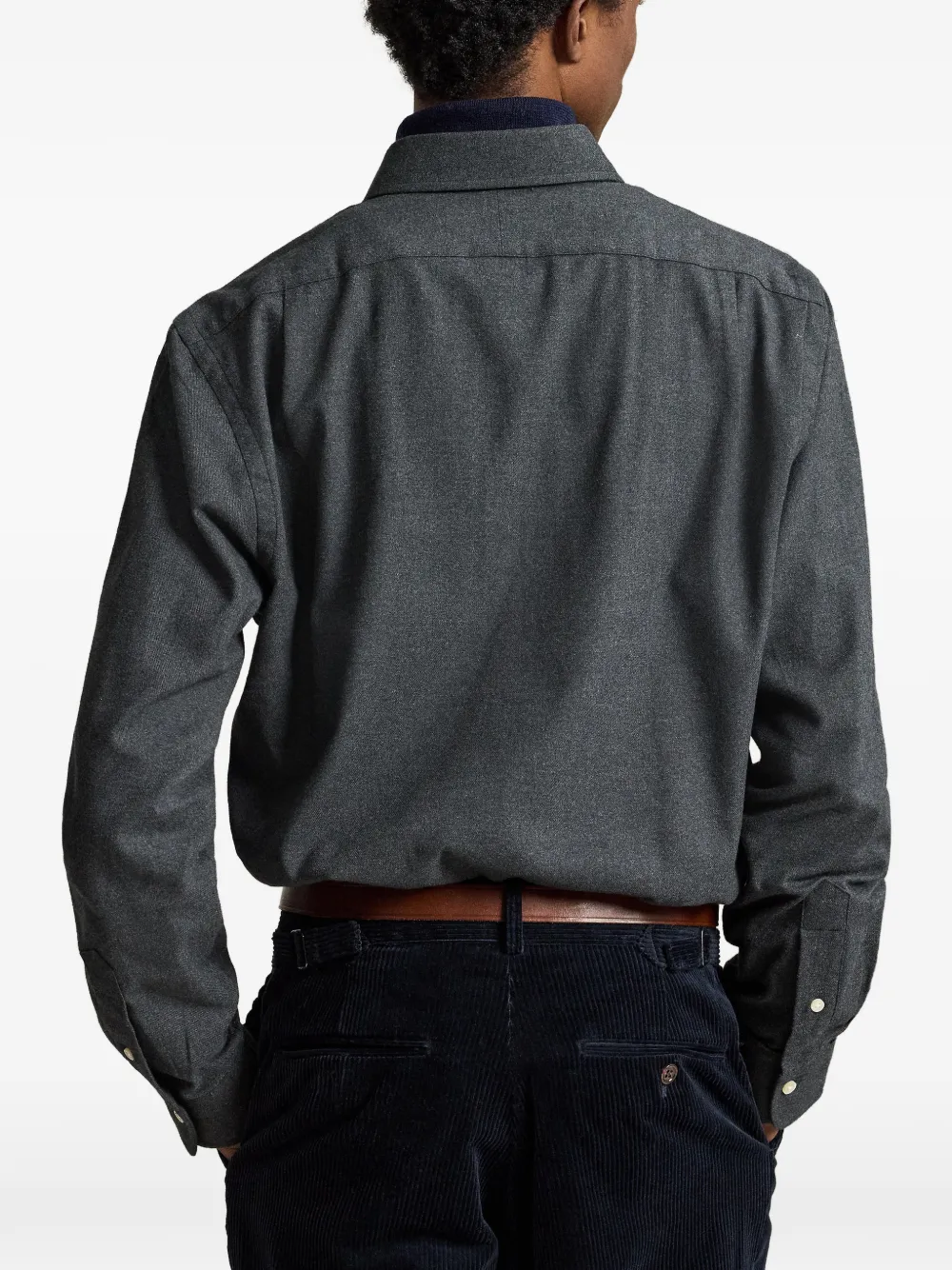 Polo Ralph Lauren Overhemd met geborduurd logo Grijs