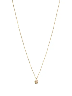 Shihara 18kt Yellow Gold Cube 01 Necklace | Gold | FARFETCH
