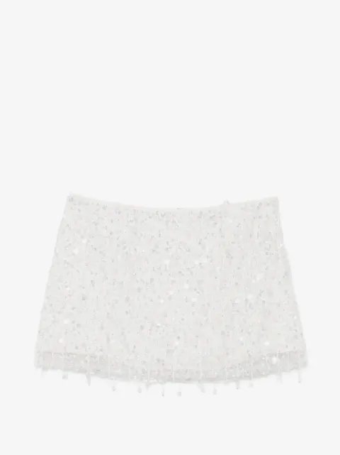 Asta Resort Yasmin bead-embellished mini skirt