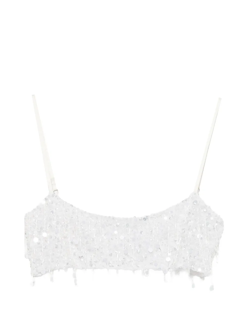 Asta Resort Yasmin bead-embellished bralette - Bianco