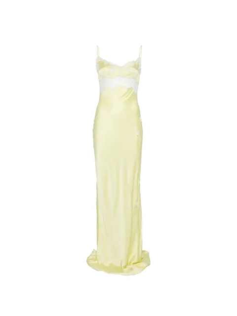 Asta Resort Arlette lace-trim maxi dress