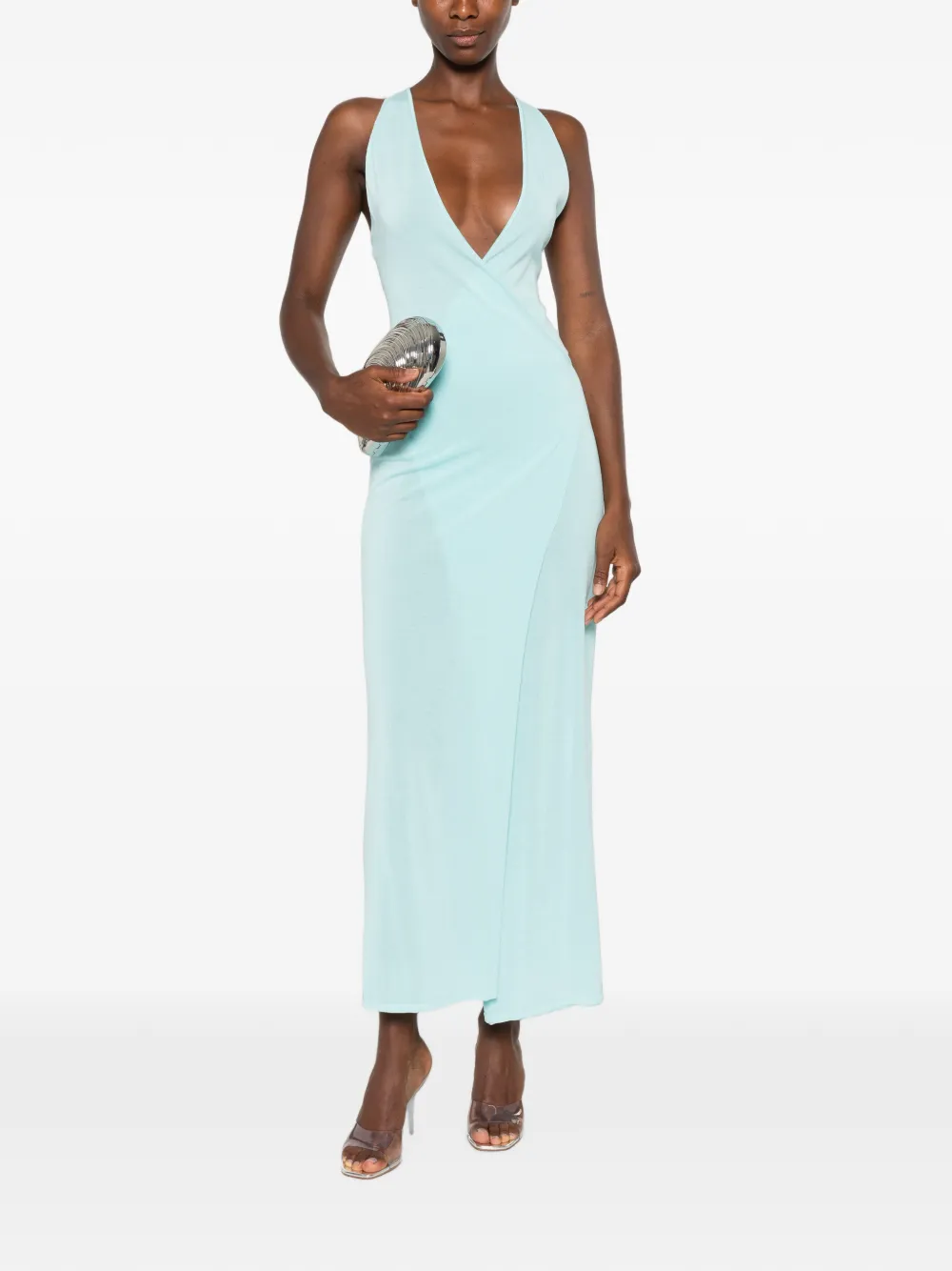 Asta Resort Lila maxi-jurk Blauw