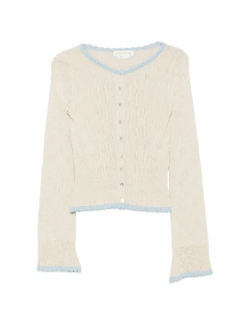 Asta Resort Franca scallop-edge cardigan