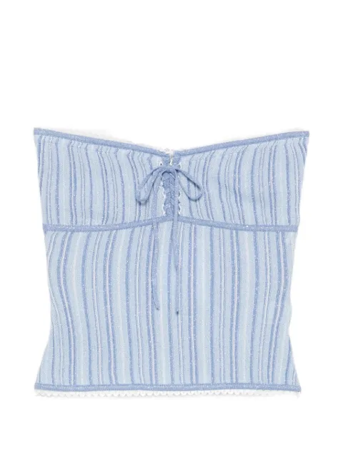 Asta Resort Cleo lace-up top