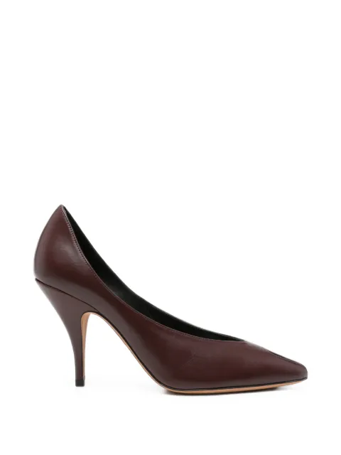 Jude Icon creased-leather pumps