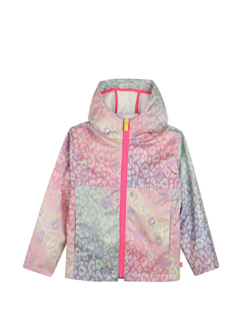 Billieblush animal print hooded coat