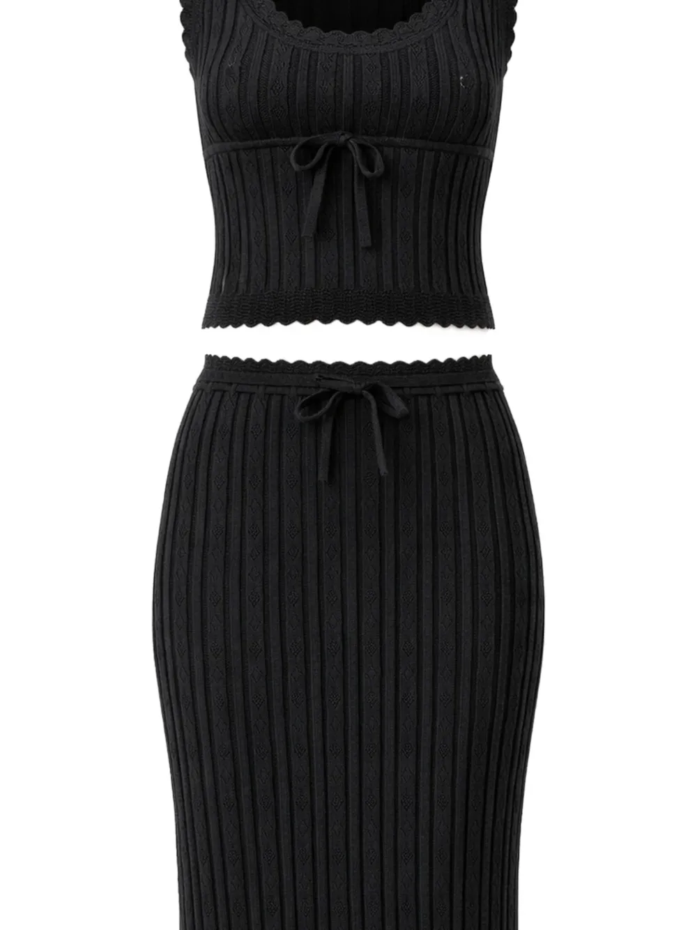 Reformation Erin top Zwart