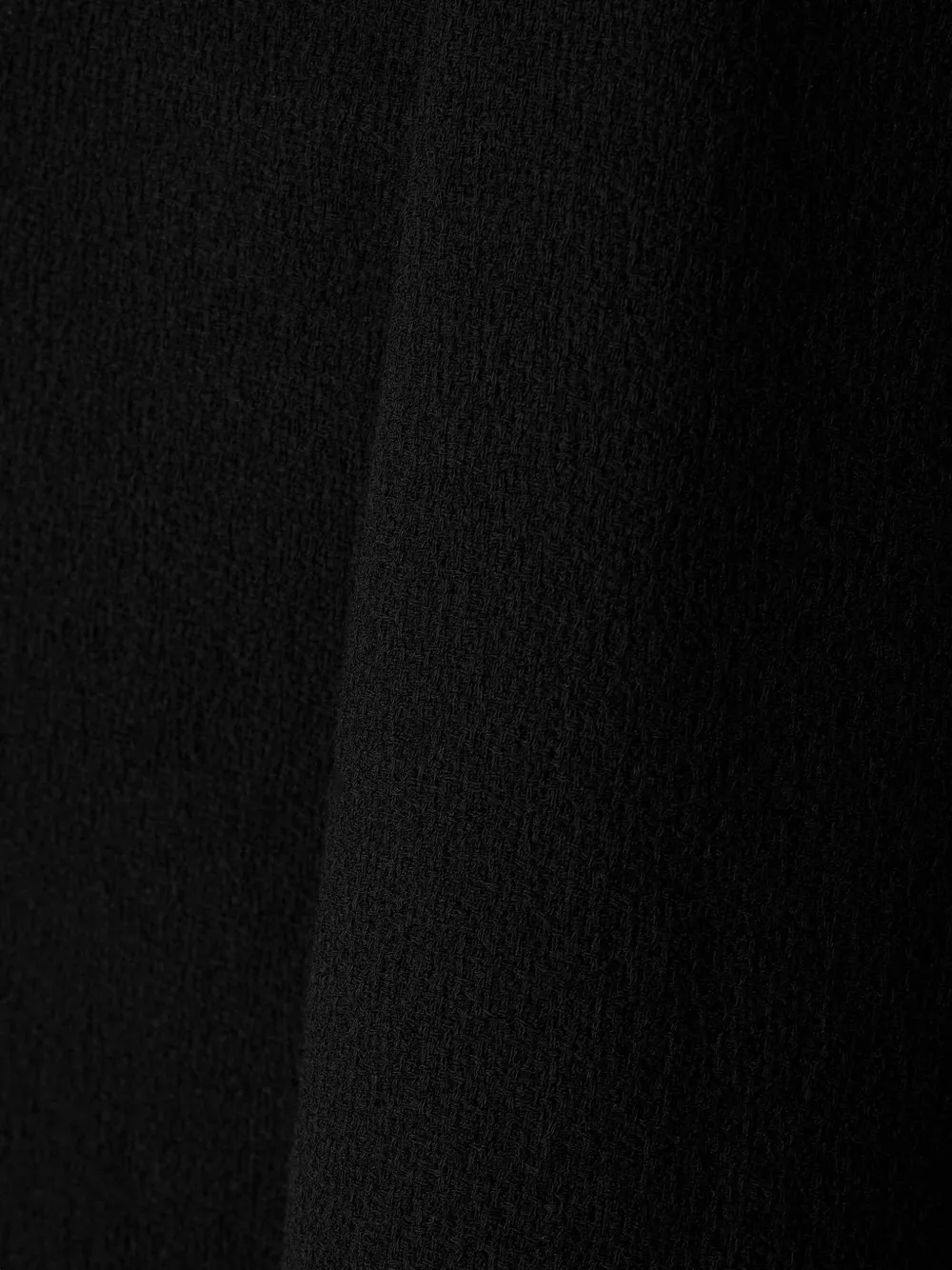The Row Asymmetrisch gedrapeerde jurk Zwart