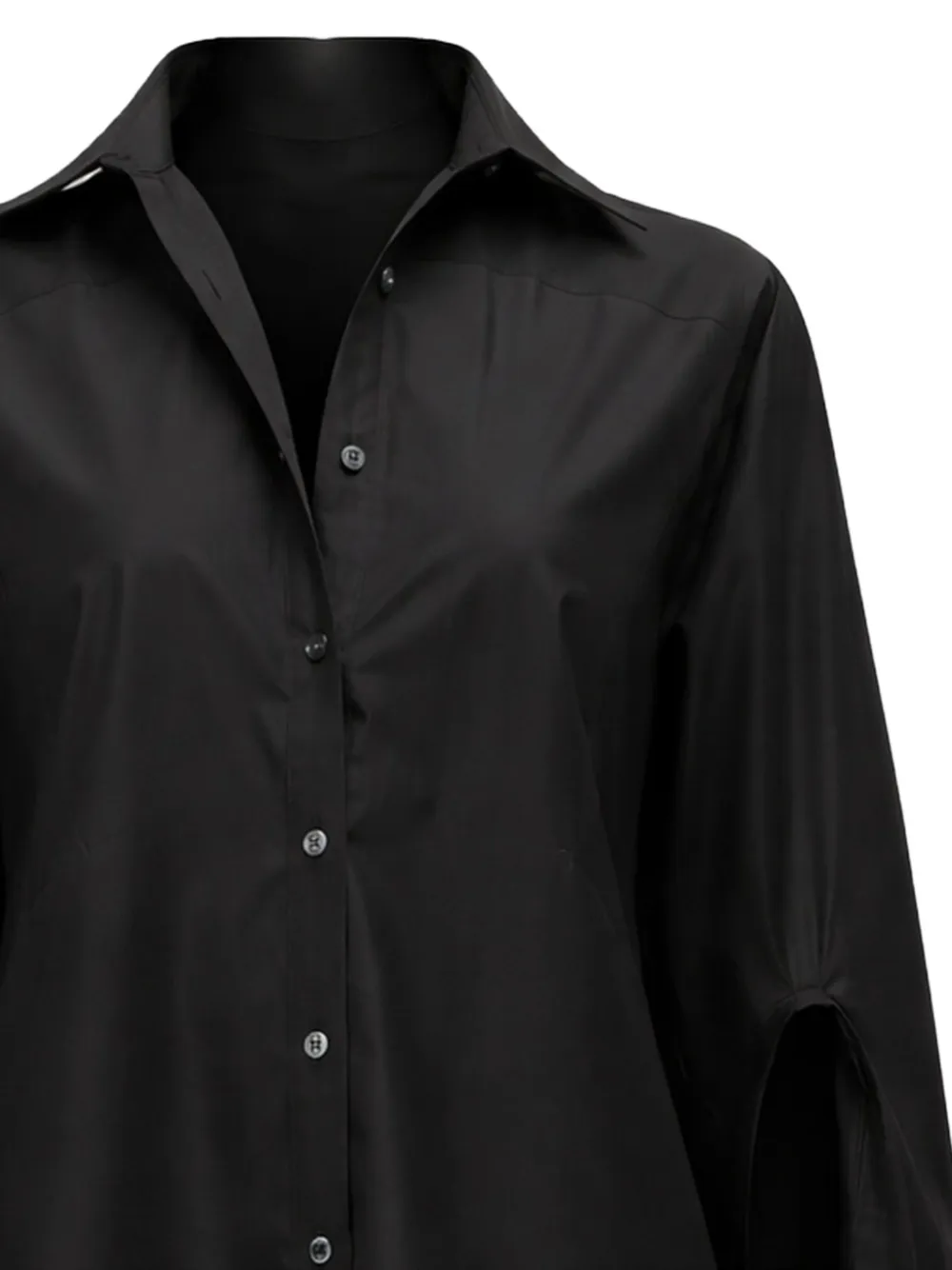 3.1 Phillip Lim Blouse met cascade mouwen Zwart