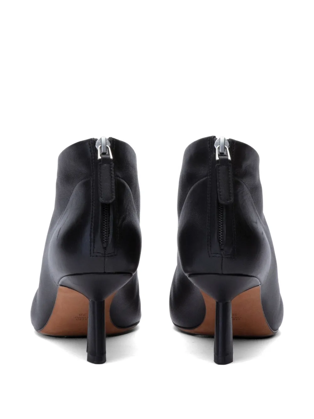 3.1 Phillip Lim Glove square-toe leather boots Zwart