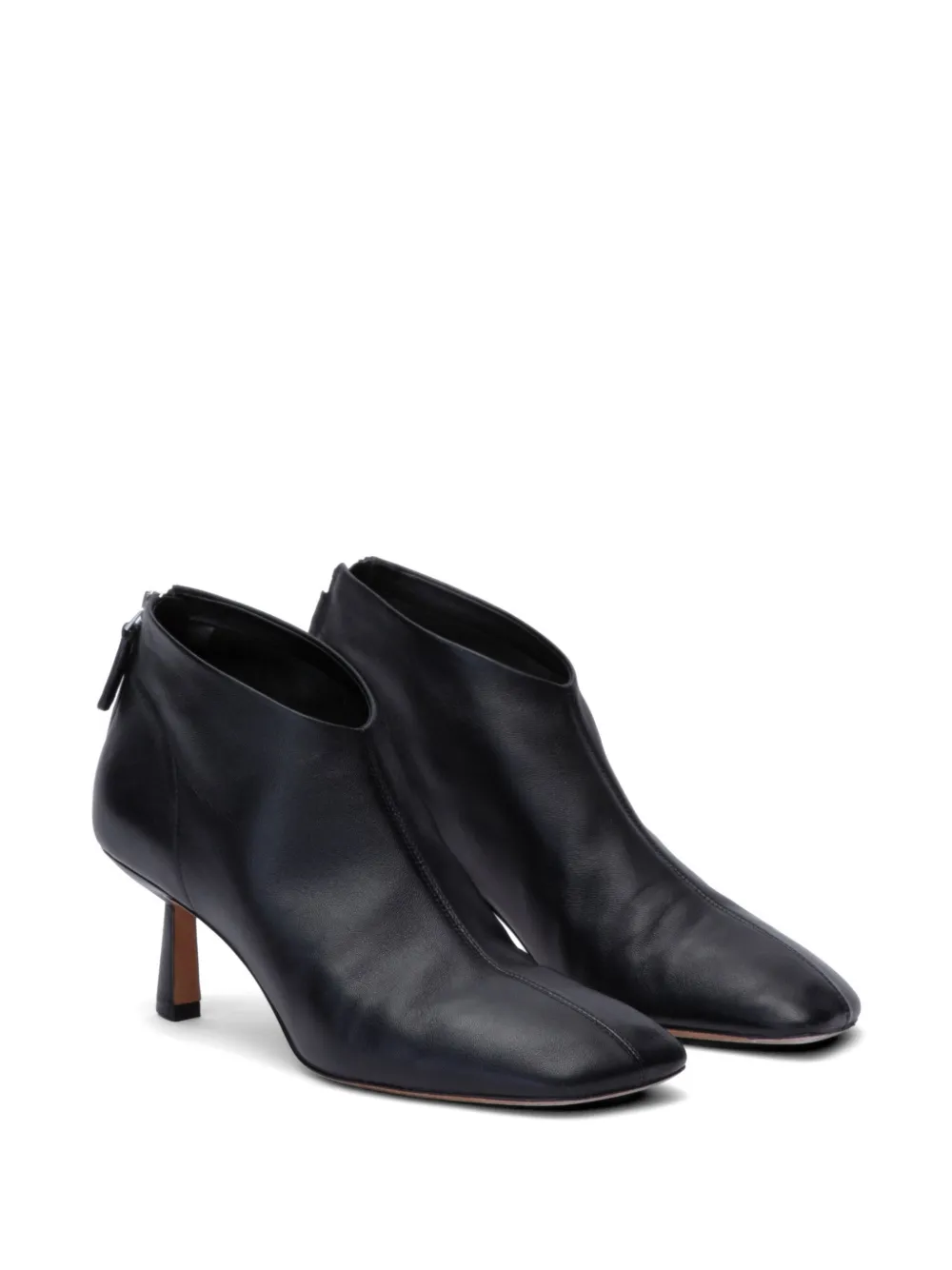 3.1 Phillip Lim Glove square-toe leather boots Zwart