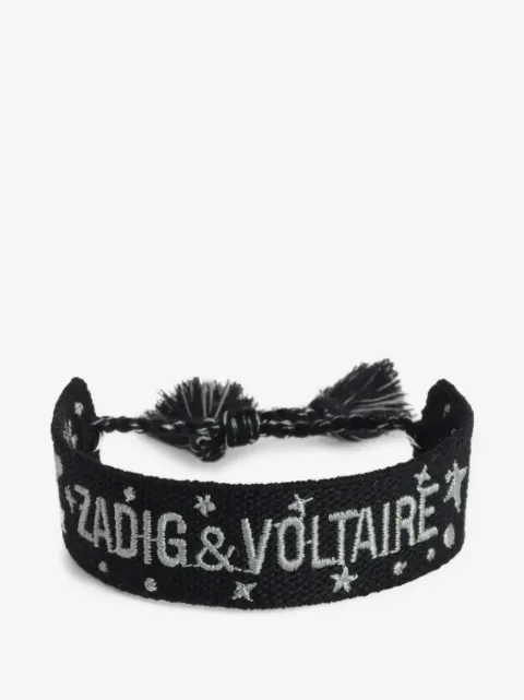 Zadig&Voltaire pulsera entretejida con bordado