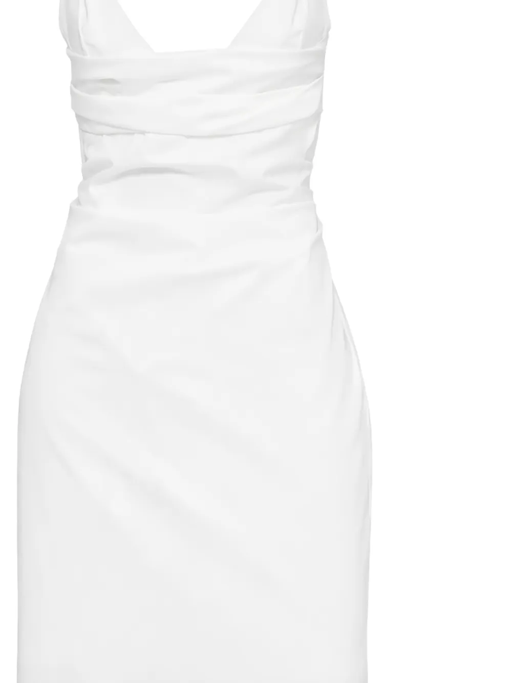 Patrizia Pepe Midi-jurk met bustiere Wit
