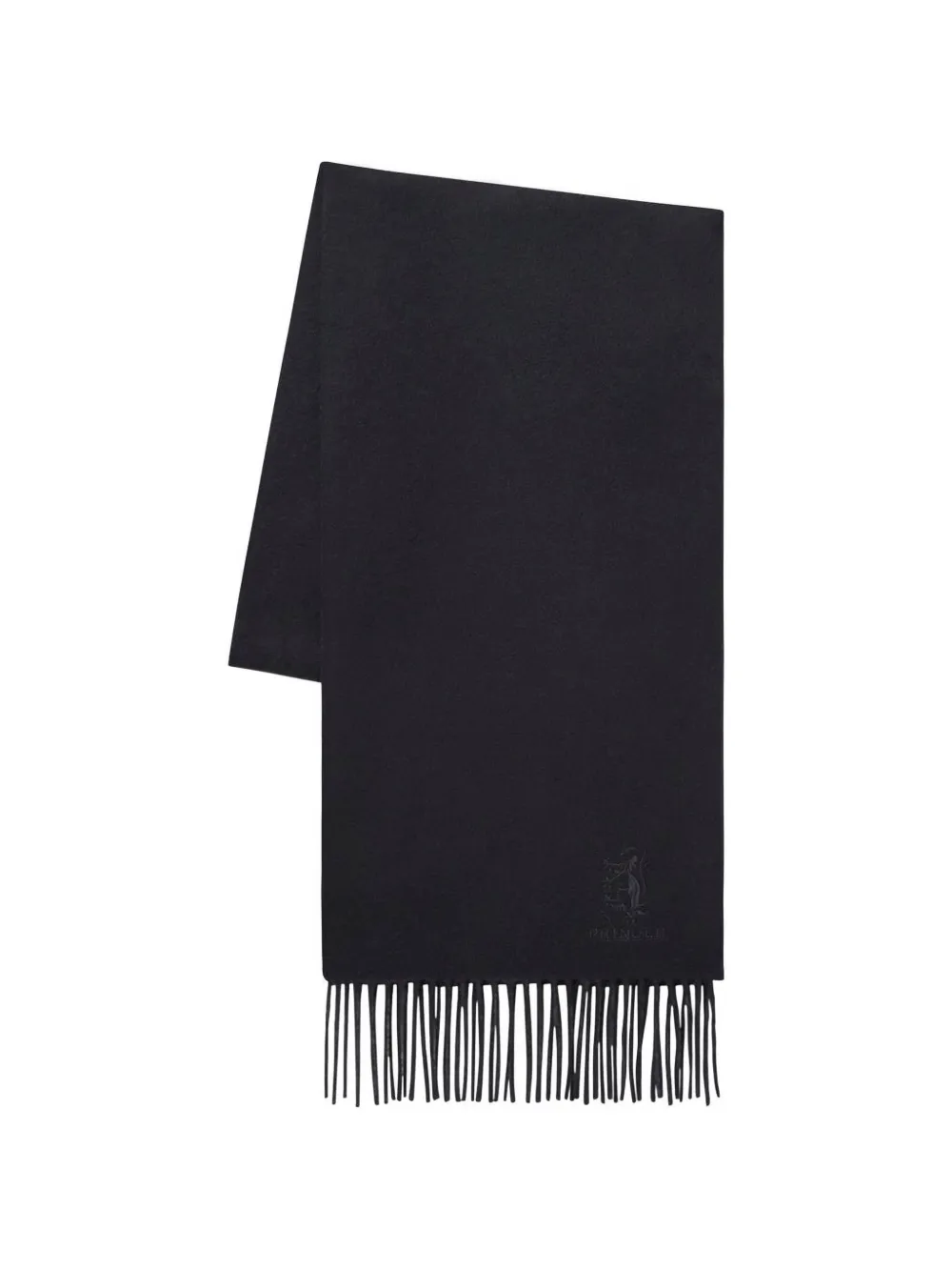 Pringle of Scotland Sciarpa con frange - Nero