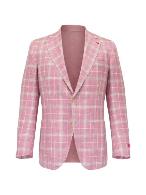 Isaia blazer à carreaux
