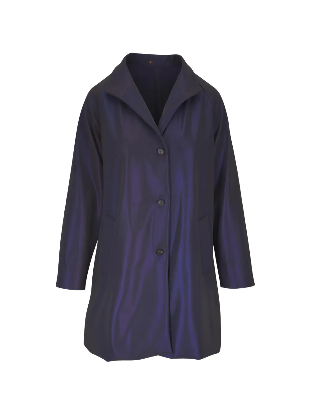 Peter Cohen button flap pockets coat - Viola