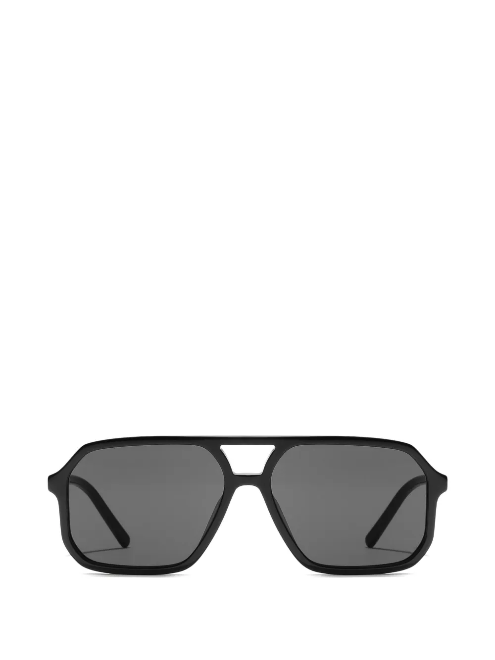 Dolce & Gabbana Eyewear browline sunglasses - Nero