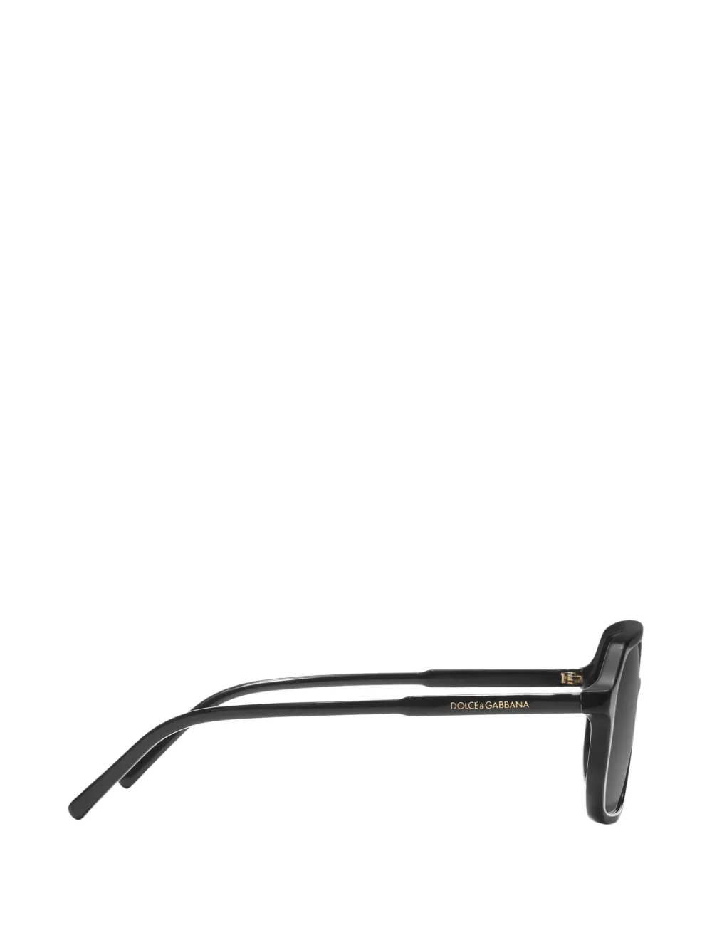 Dolce & Gabbana Eyewear Browline zonnebril Zwart