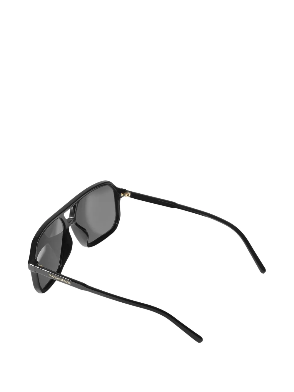 Dolce & Gabbana Eyewear Browline zonnebril Zwart