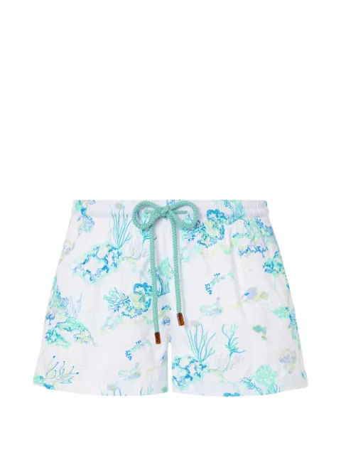 Vilebrequin embroidered coral reef swim shorts