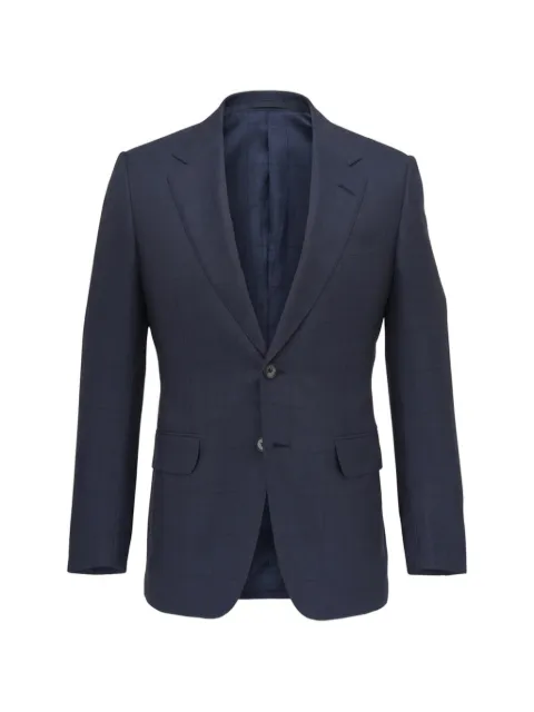 Zegna checked single-breasted suit