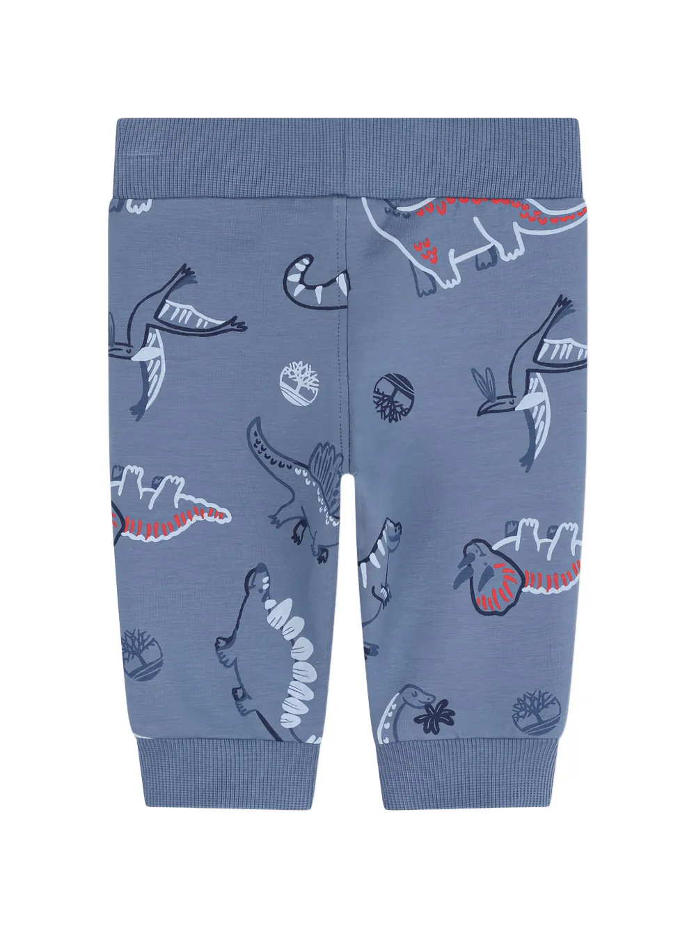 Timberland Kids Trainingsbroek met dinosaurus-print Blauw