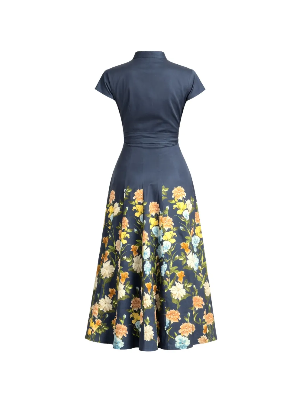  Sachin & Babi Chemisier Midi A Fiori - Blu 