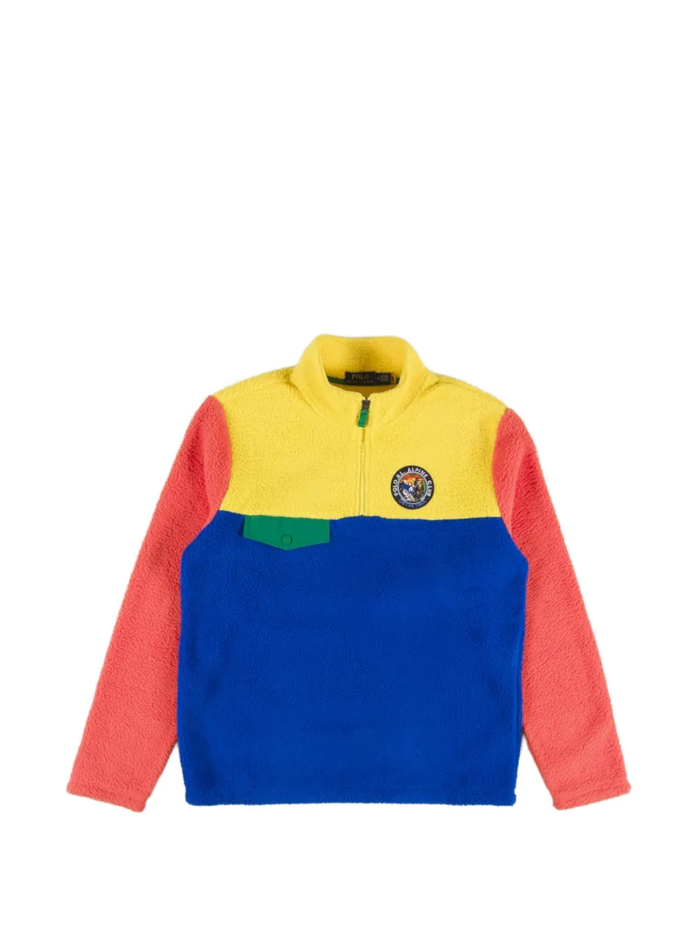 Polo Ralph Lauren colour-block logo sweatshirt - Blu