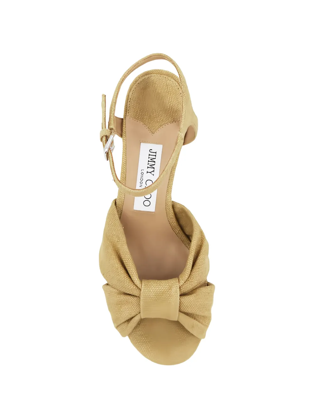 Jimmy Choo 80mm Heloise sandals Beige