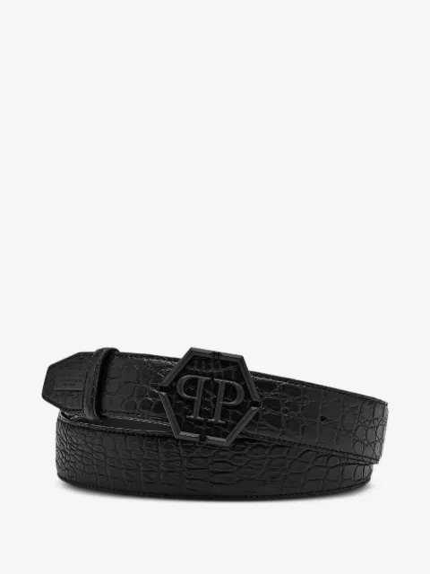 Philipp Plein belt matt croco luxury