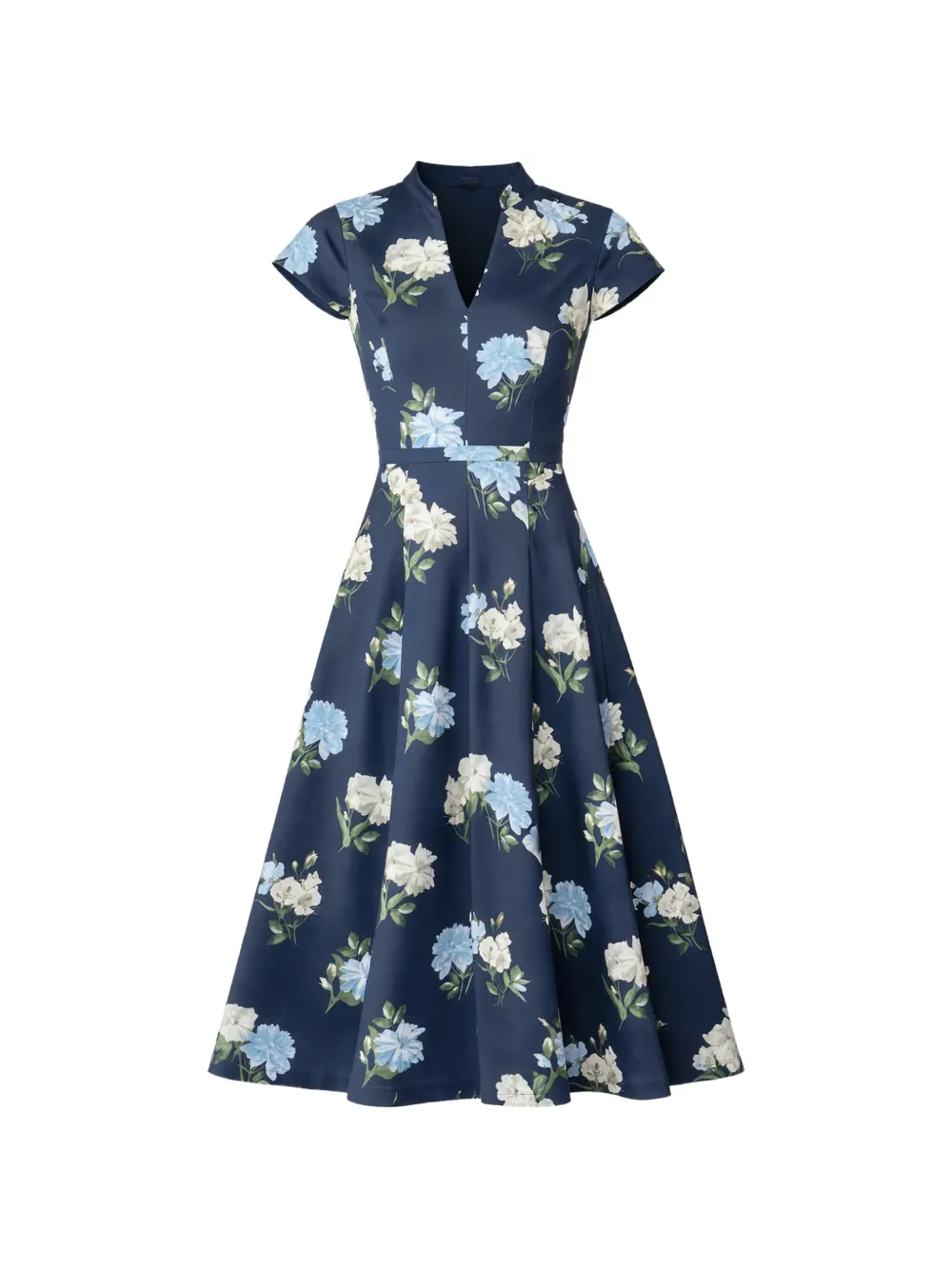 Sachin & Babi Jasmeen floral A-line midi dress - Blu