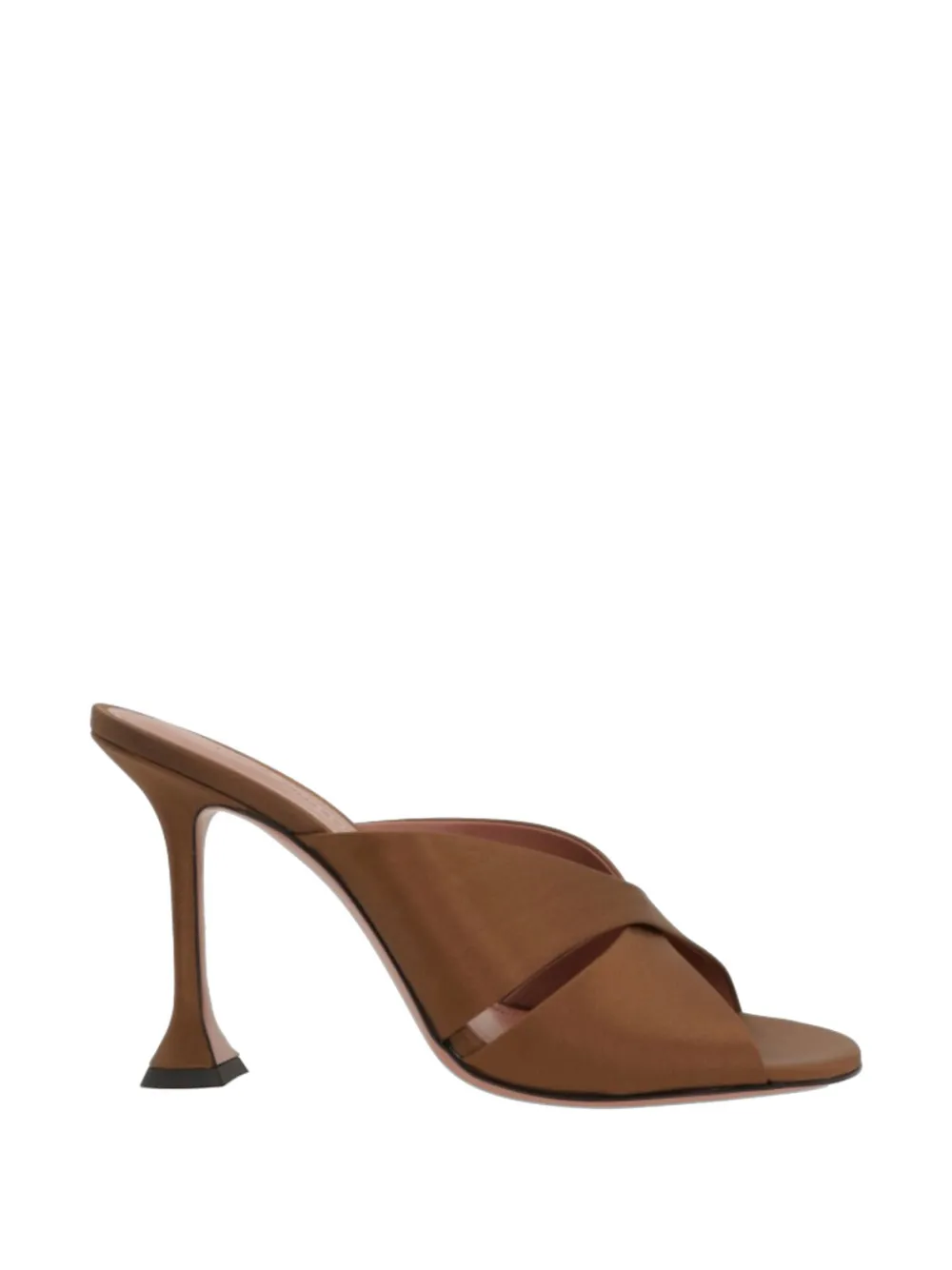 Amina Muaddi Salma heeled mules Bruin