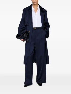 Kenzo ダブルブレスト トレンチコート | ブルー | FARFETCH JP