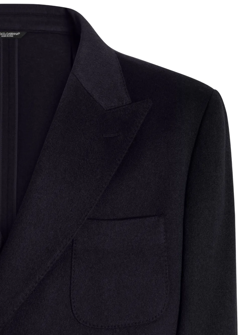 Dolce & Gabbana Portofino kasjmier jack met dubbele rij knopen Blauw