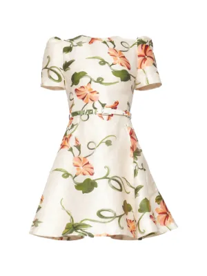 chinese dress ladies Leo Lin Cleo Sleeveless Midi Dress in Sunflower Pink  Coco & Lola