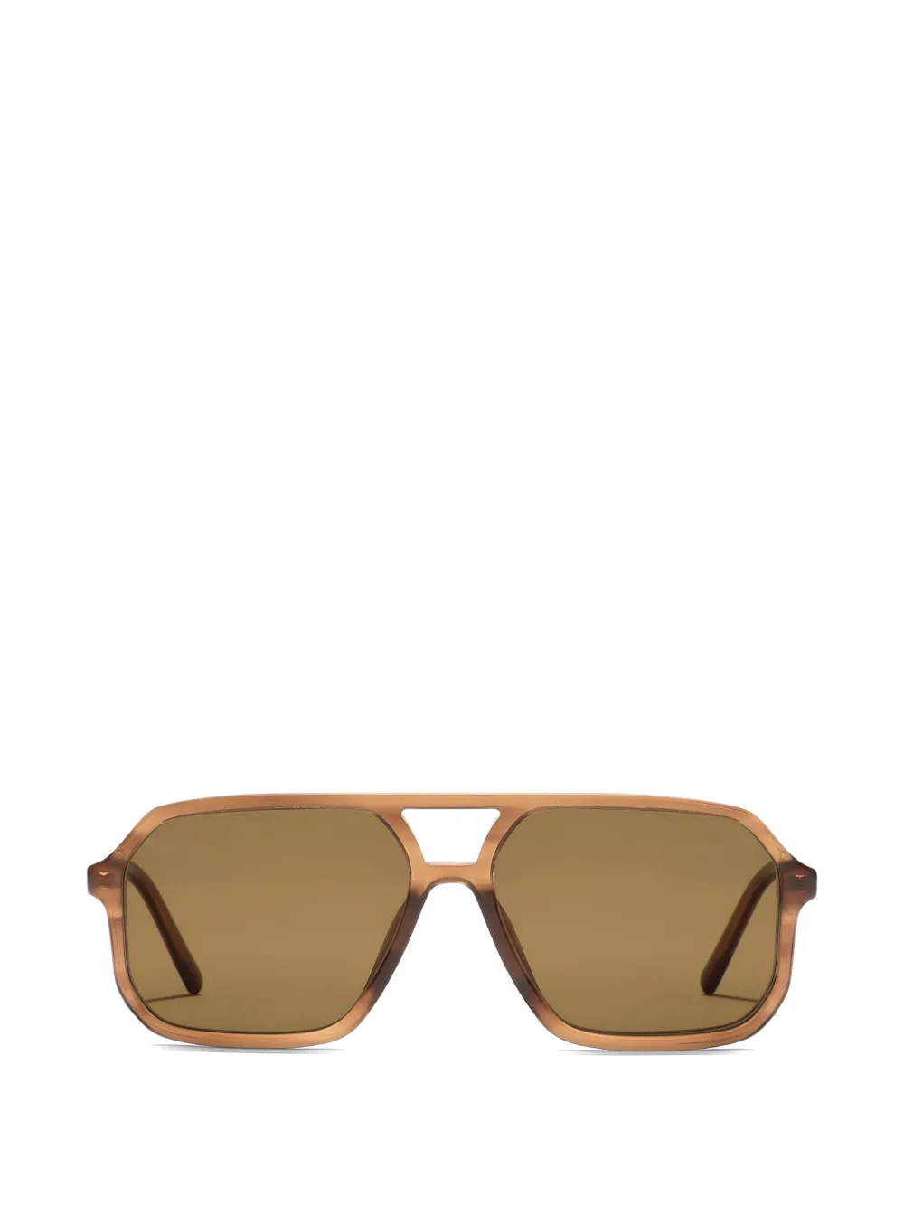 Dolce & Gabbana Eyewear Everyday geometric-frame sunglasses - Marrone