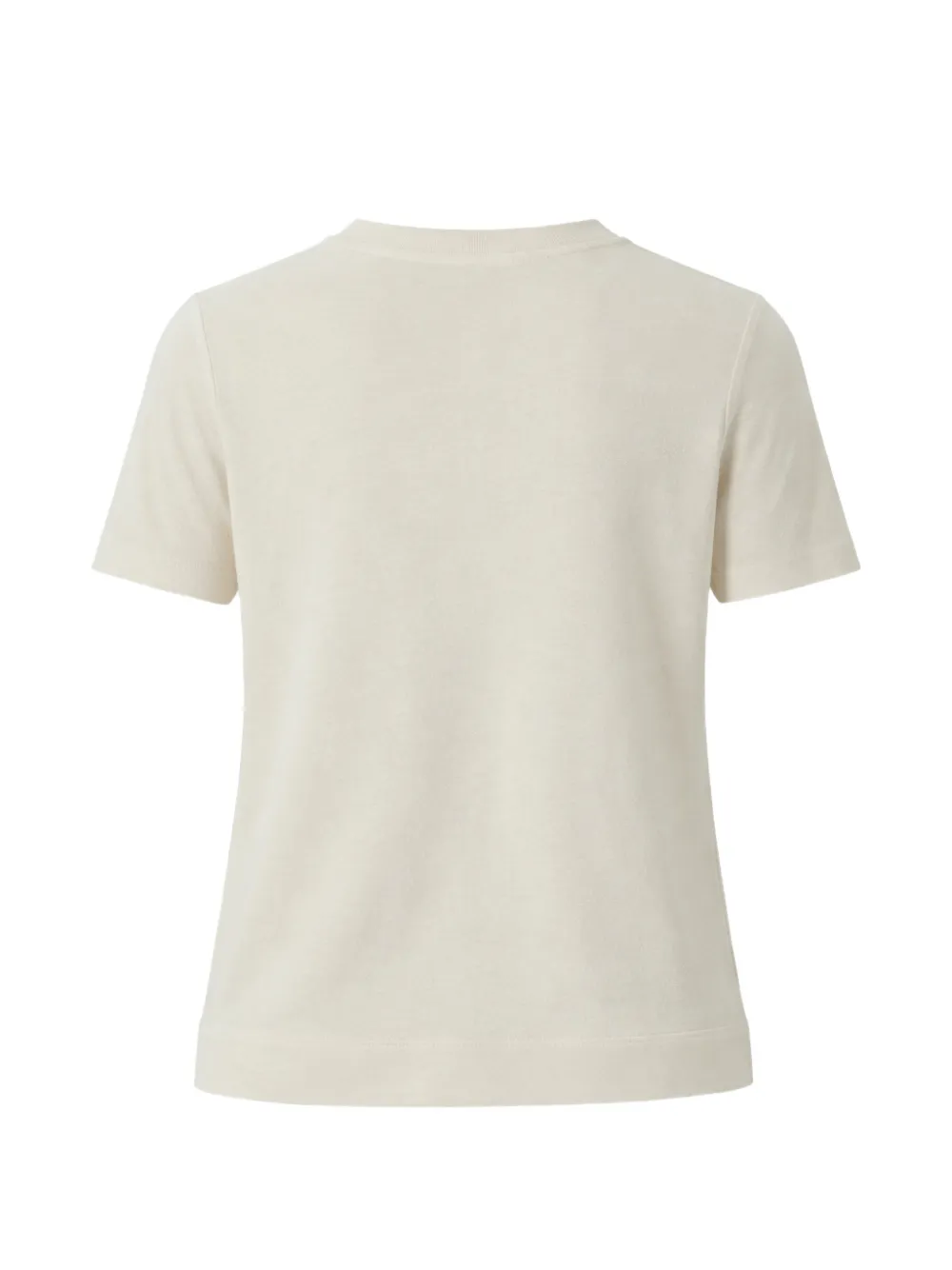 Patrizia Pepe T-shirt met ronde hals Beige
