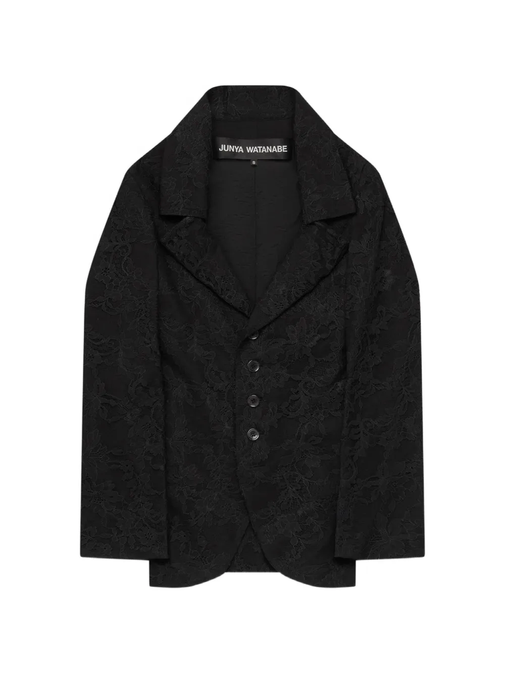 Junya Watanabe floral button jacket - Nero