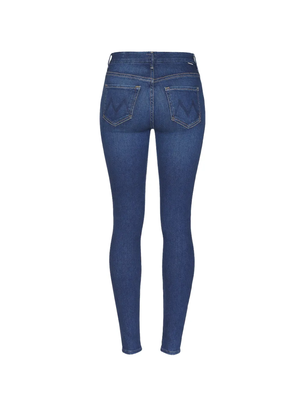  Mother Vaqueros Skinny Looker De Talle Alto - Azul 